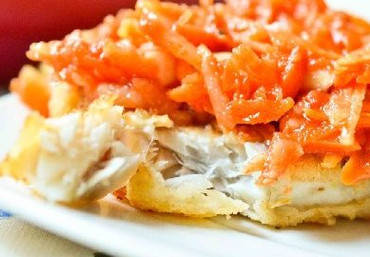 Филе минтая под маринадом